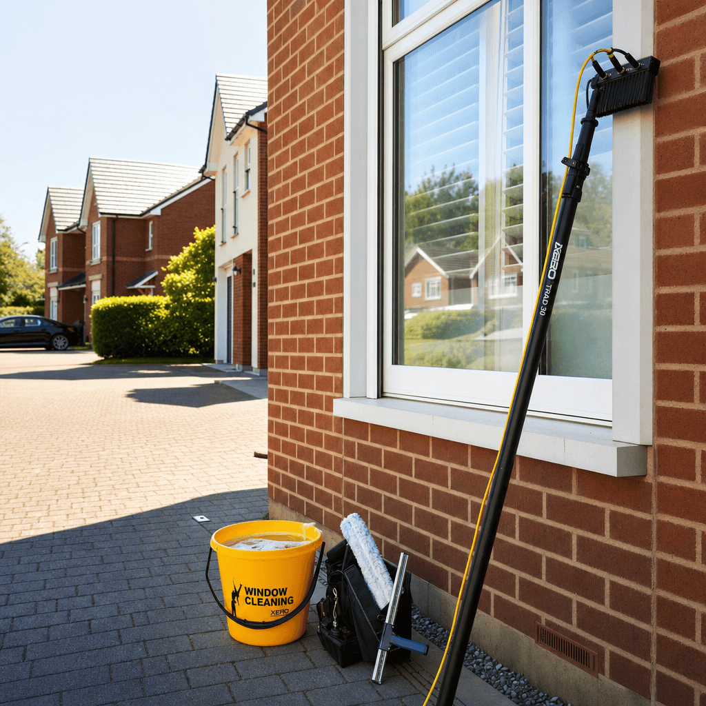 Exterior cleaning job