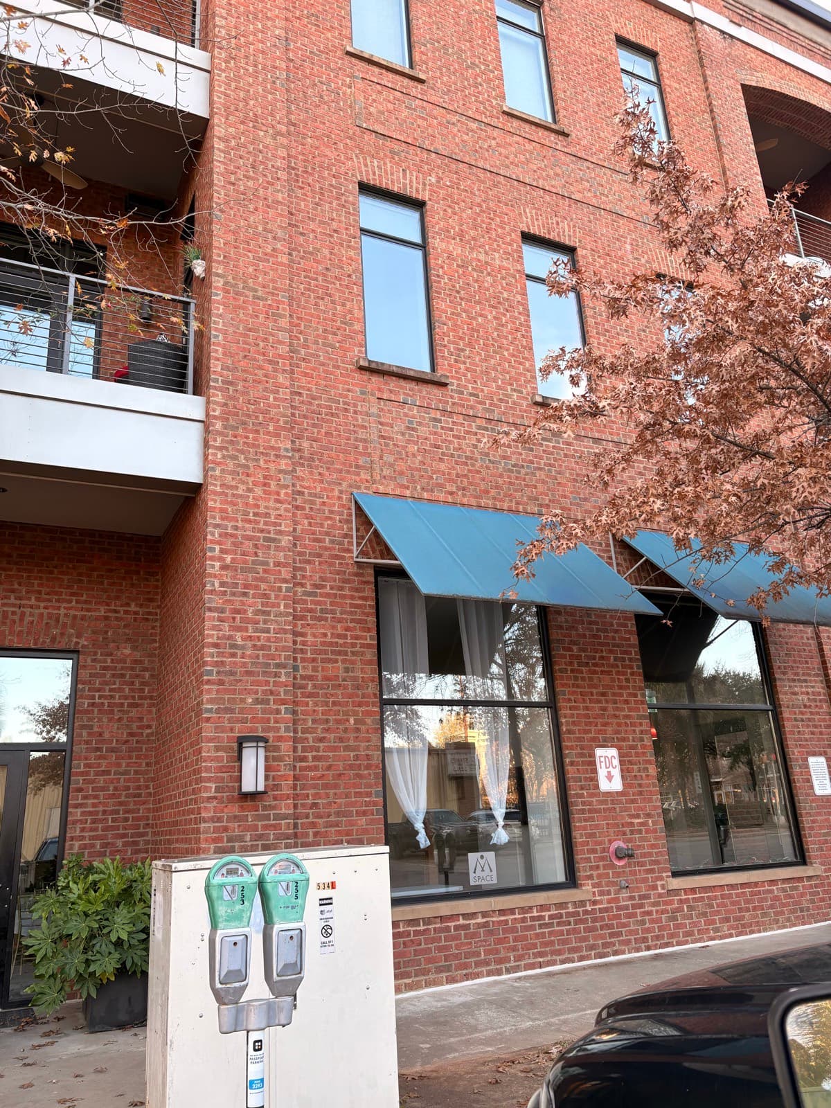 Brick Facade Windows