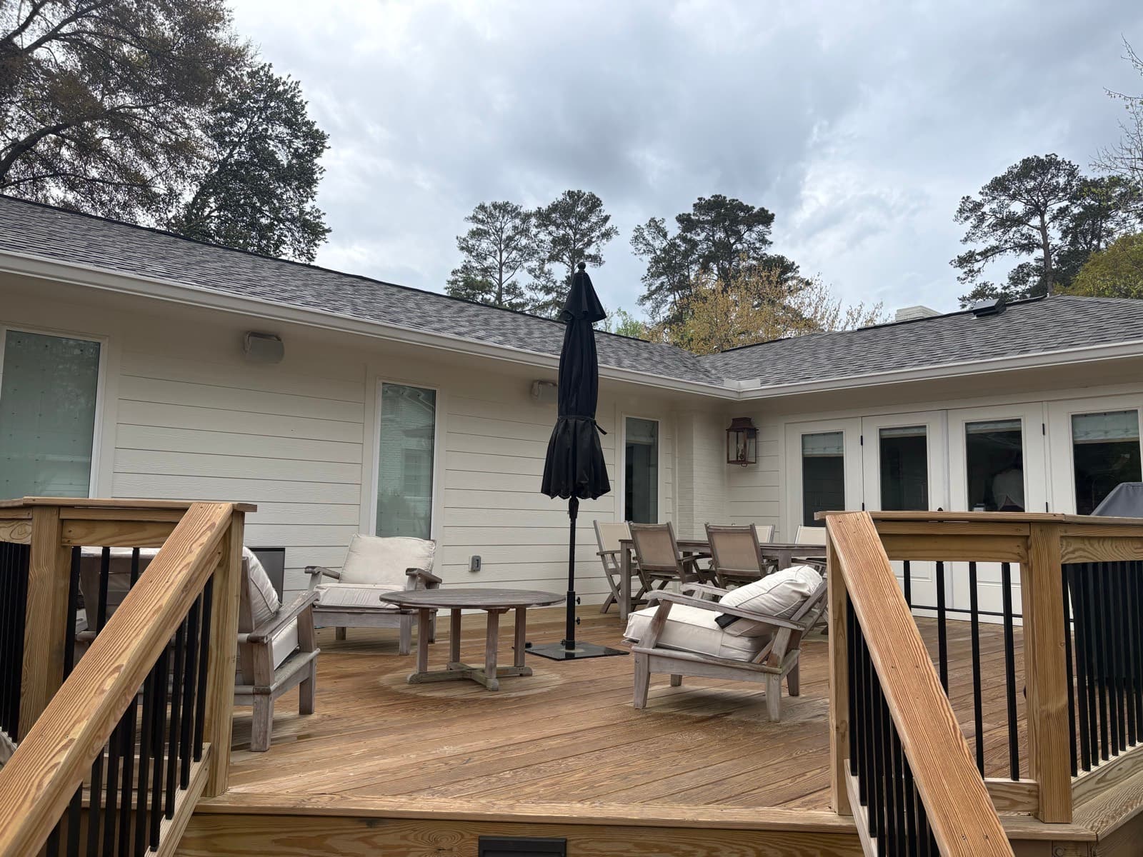 Deck After Pressure Washing