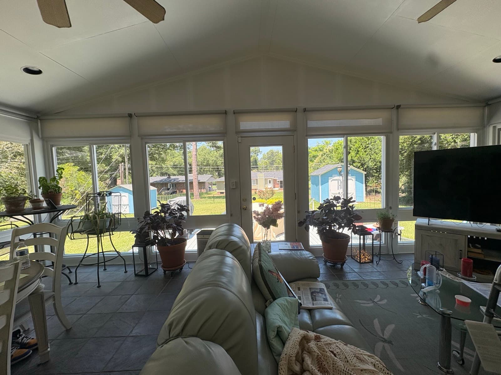 Sunroom: Wraparound Glass